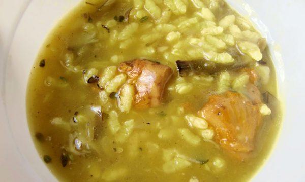 arroz caldoso de monte